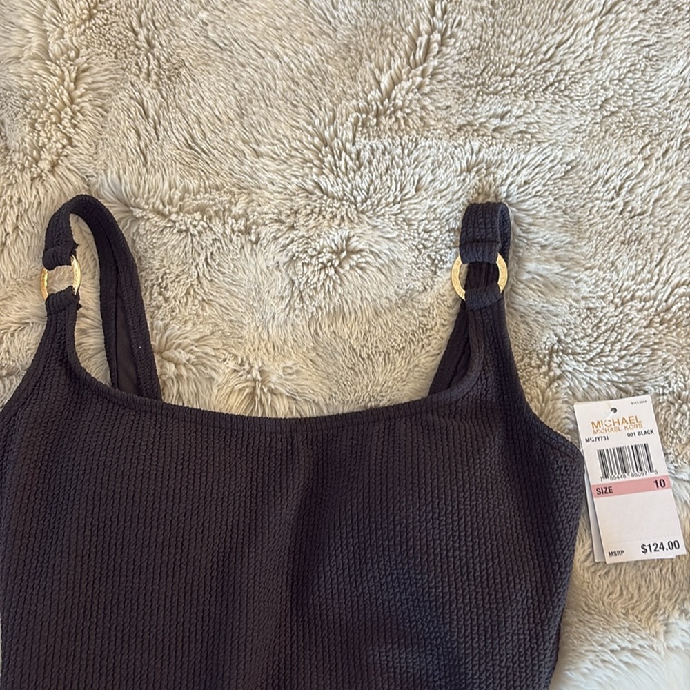 NWT Michael Kors black one piece